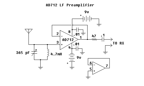 Integrated LF Preamplifier